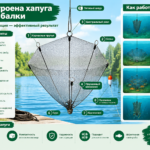 Рыболовная хапуга: устройство и принцип работы снасти