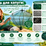 Сетка для рыболовной хапуги: материал, ячея и особенности выбора полотна