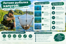 Рыболовная хапуга в летний сезон: конструкция снасти, подготовка и уход в тёплую погоду
