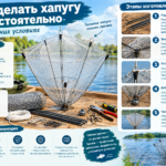Самодельная рыболовная хапуга: основные элементы конструкции, выбор материалов и особенности изготовления в домашних условиях.